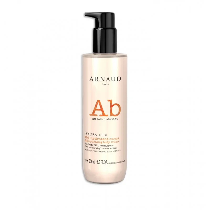 Arnaud Paris HYDRA 100% RÉ-HYDRATANT CORPS au lait d'abricot (250 ml)