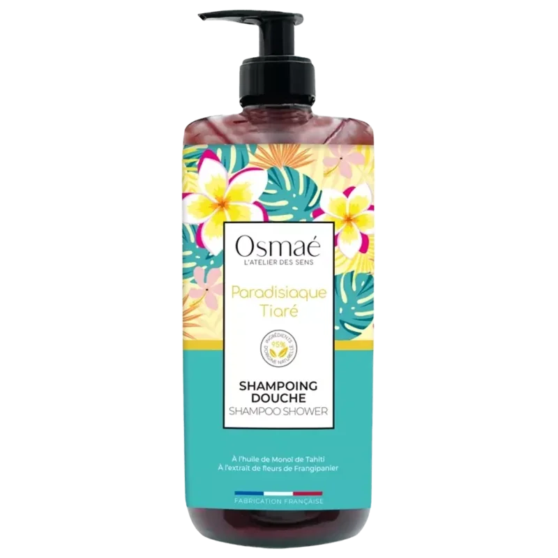 OSMAE Shampoing douche paradisiaque Tiaré 1L
