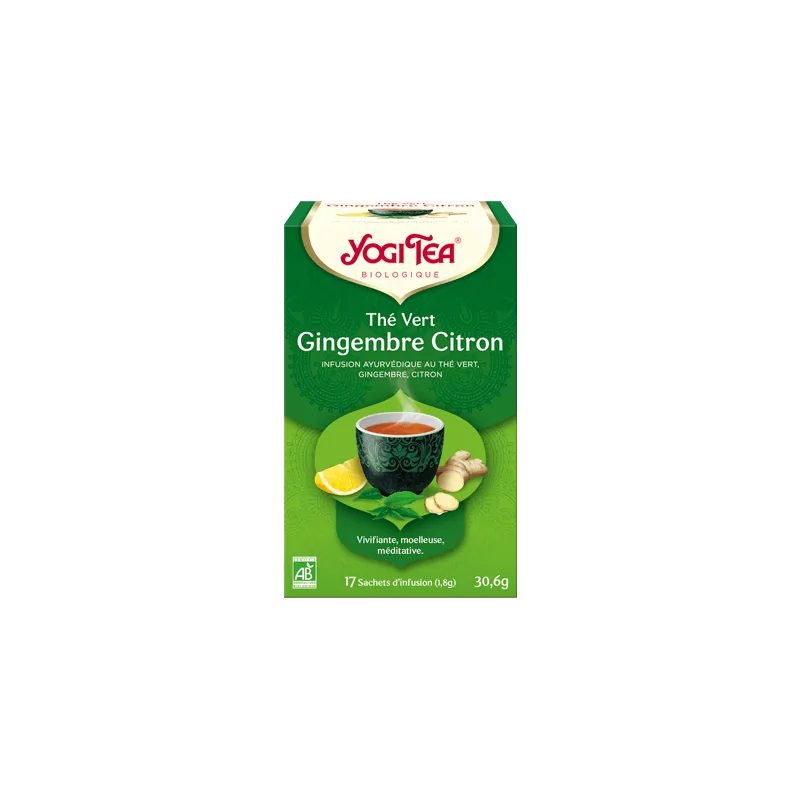 Yogi Tea THE VERT GINGEMBRE CITRON 17X2G