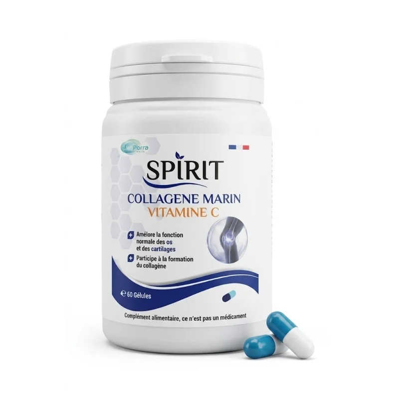 Spirit Collagene Marin Vitamine C 90gelules