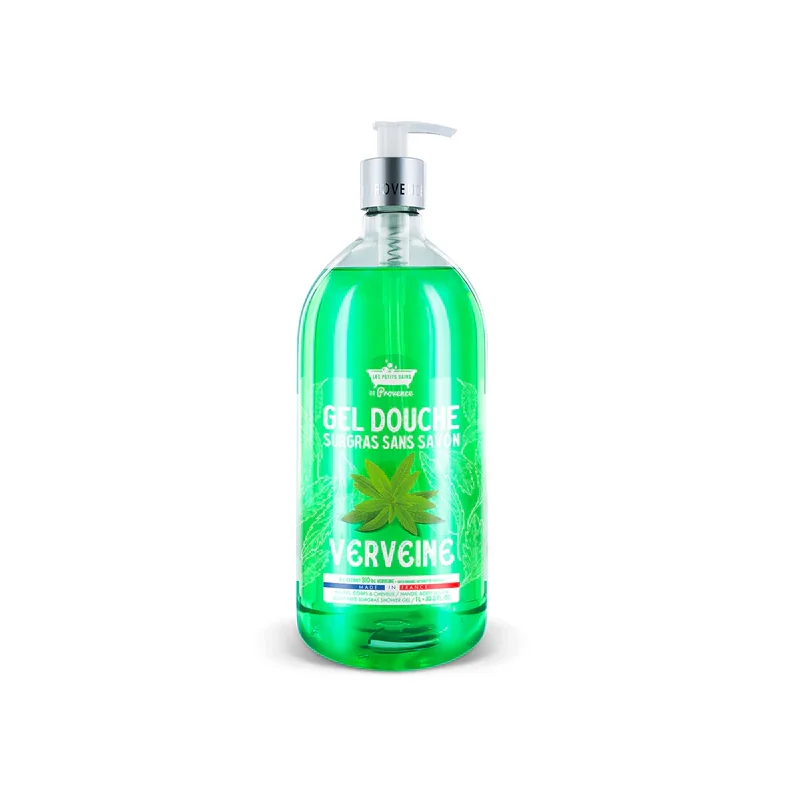 LES PETITS BAINS DE PROVENCE GEL DOUCHE SANS SAVON VERVEINE 1L