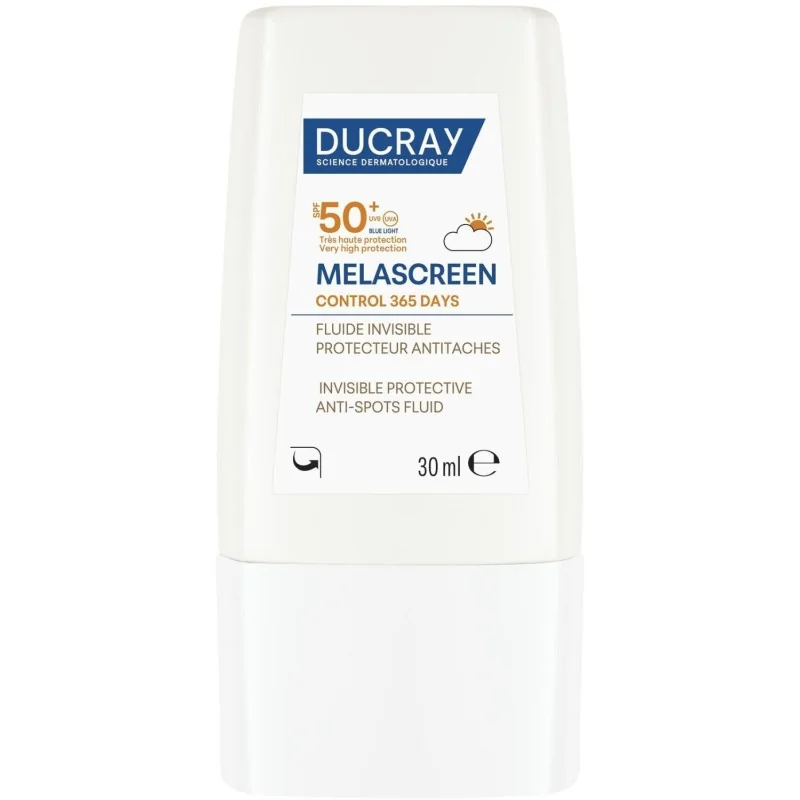 DUCRAY MELASCREEN SPF 50+ FLUIDE INVISIBLE PROTECTEUR ANTI TACHES ACIDE AZELAIC 30 ML