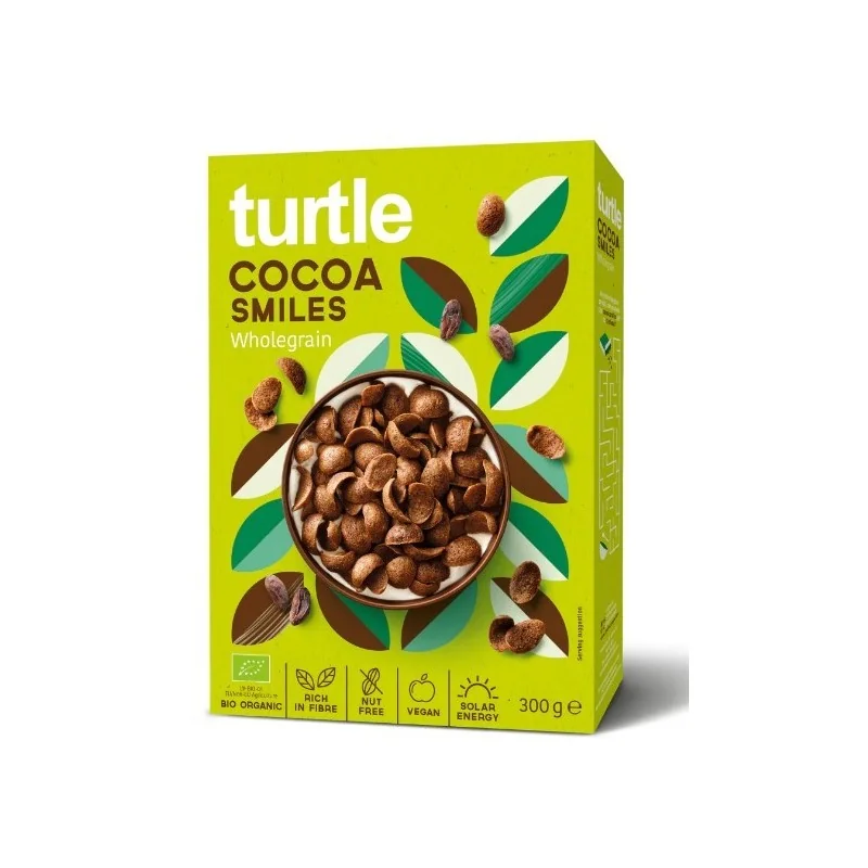 Turtle CACAO SMILES BIO 300G