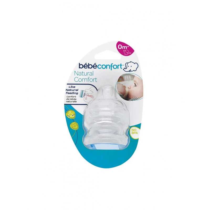 BEBE CONFORT TETINES EMOTION PHYSIO – S (0M+) - SILICONE X2