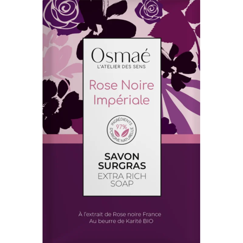 OSMAE Savon surgras Rose Noire impériale 200g
