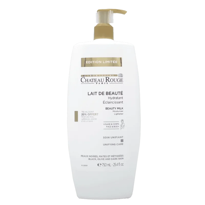 Château rouge Lait de beauté éclaircissant 750ml