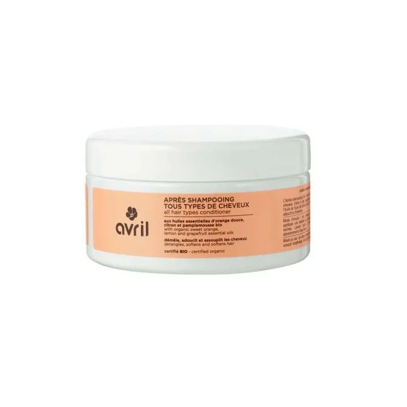 AVRIL APRES SHAMPOOING TOUS TYPES DE CHEVEUX 200 ML