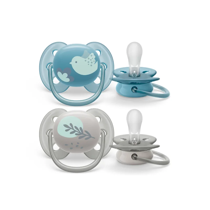AVENT 2 SUCETTE SOFT 6-18M BOY SCF091/15