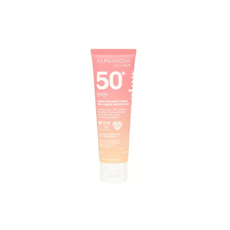 Alphanova Sun Glow Creme Solaire Spf50+ 50ml