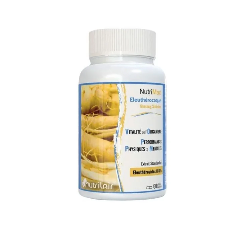 NUTRIMAX ELEUTHEROCOQUE 60 GELULES VEGETALES