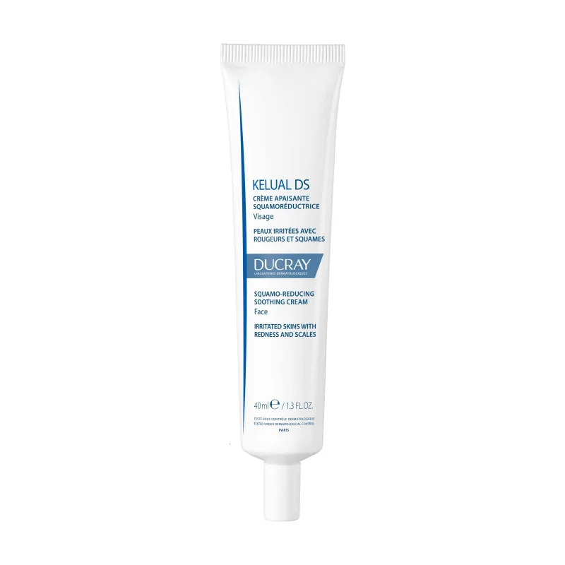 Ducray Crème apaisante squamo-réductrice Crème irritation peau KELUAL DS 40 ml