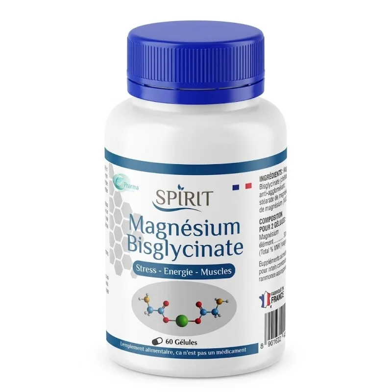 Spirit Magnesium Bisglycinate 60Gelules