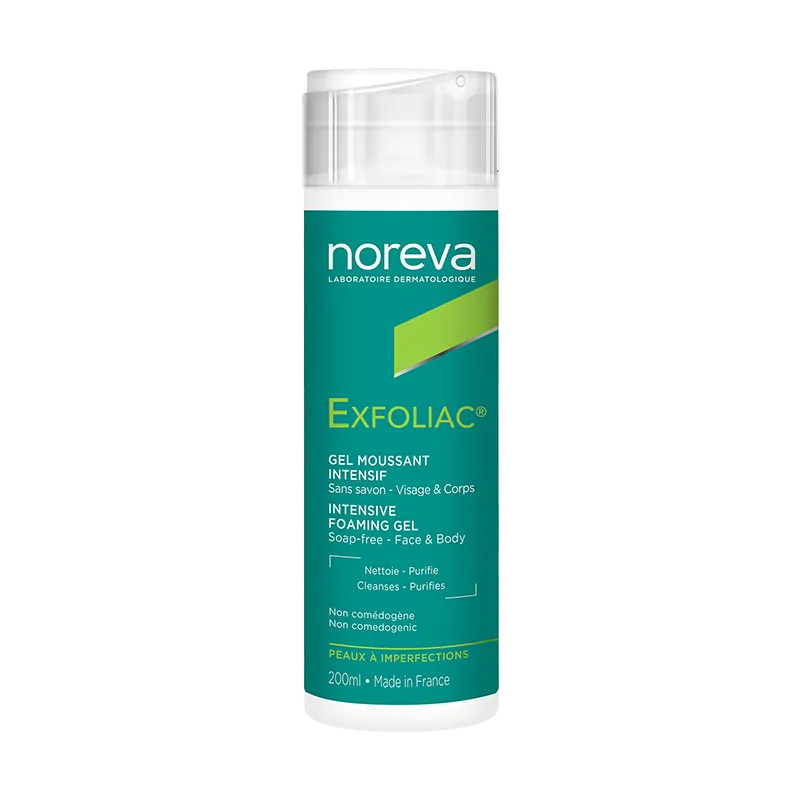 NOREVA EXFOLIAC GEL MOUSSANT INTENSIF 200ML