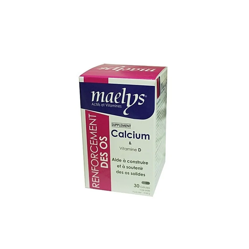 MAELYS CALCIUM & VITAMINE D 30 GÉLULES