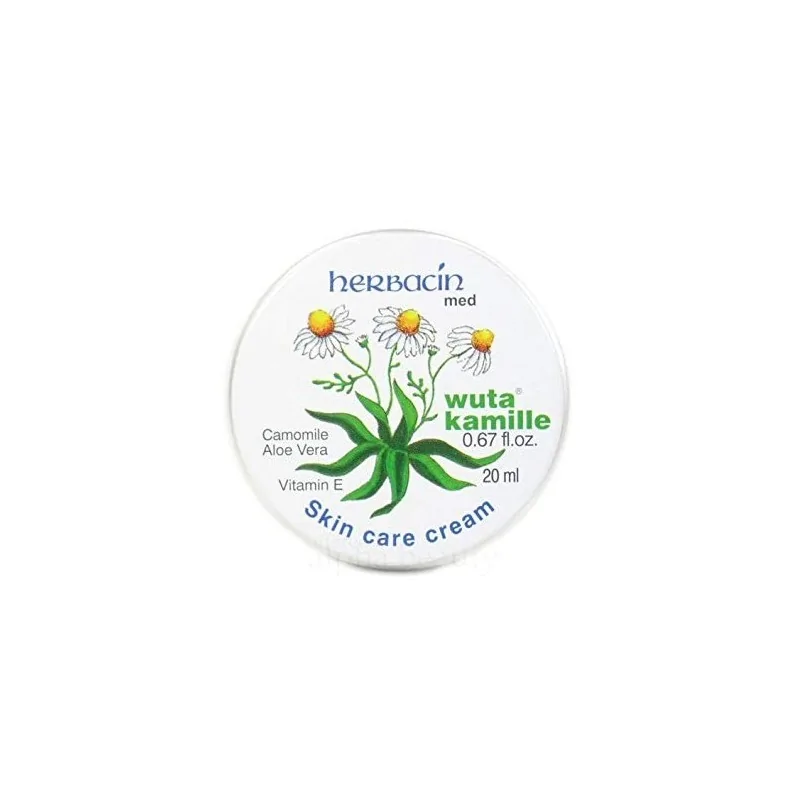 Herbacin wuta kamille crème soin de la peau tin 20 ml