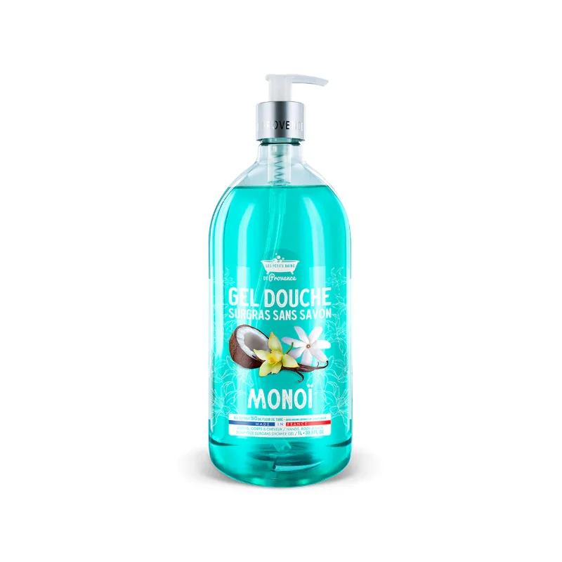 LES PETITS BAINS DE PROVENCE GEL DOUCHE MONOI 1 L