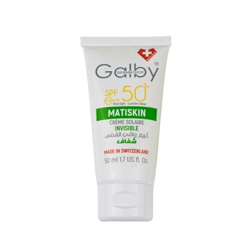 GALBY MATISKIN CREME SOLAIRE INVISIBLE 50 ML