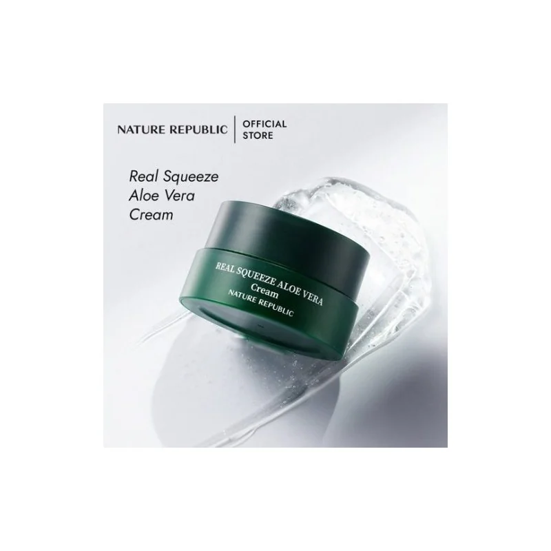 NATURE REPUBLIC REAL SQUEEZE ALOE VERA CREAM 55ml