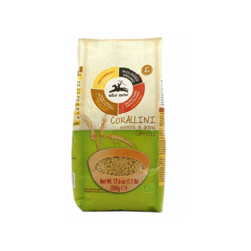 ALCE NERO PATES SEMOULE DE BLE DUR 500G