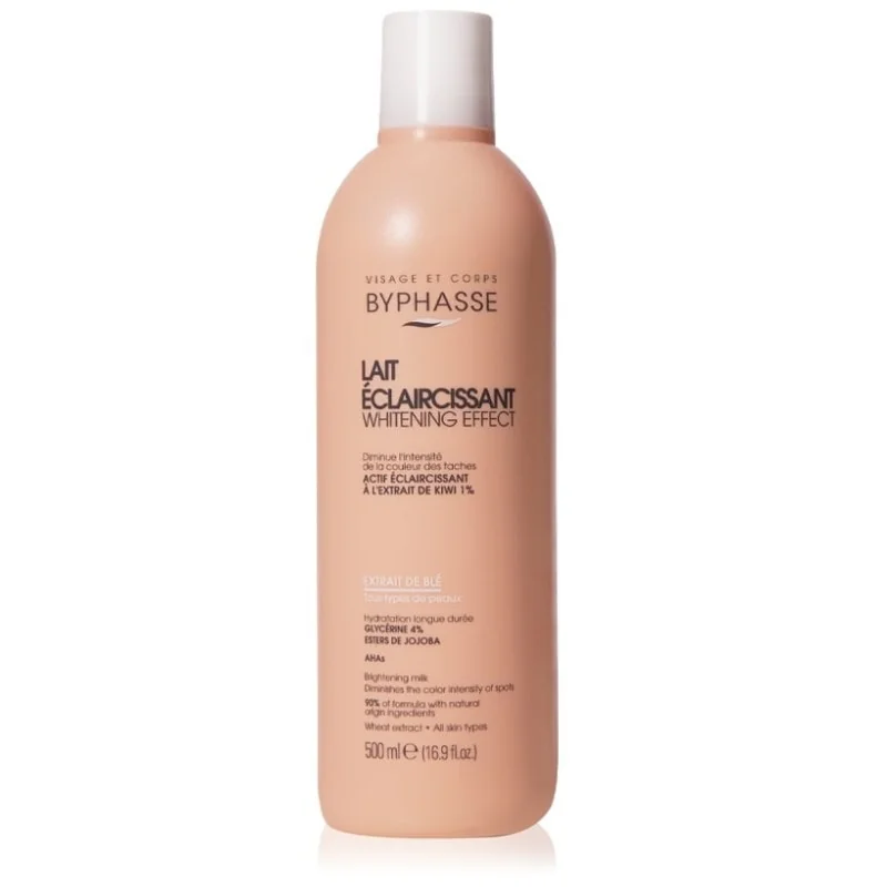BYPHASSE LAIT ÉCLAIRCISSANT À L’EXTRAIT DE BLÉ 500 ML