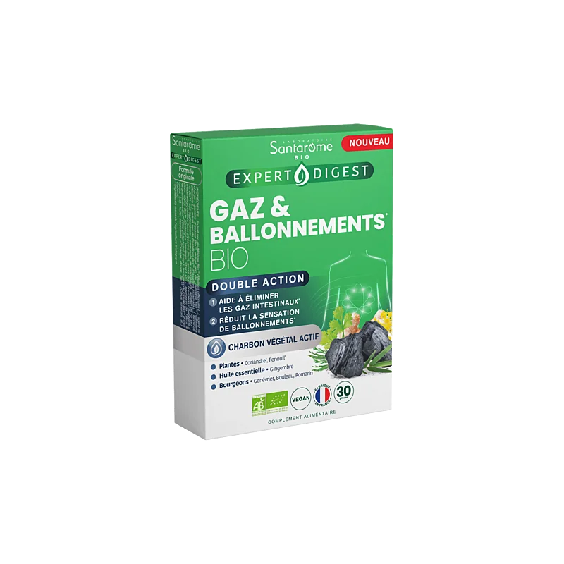 SANTAROME GAZ & BALLONEMENT 30 GEL
