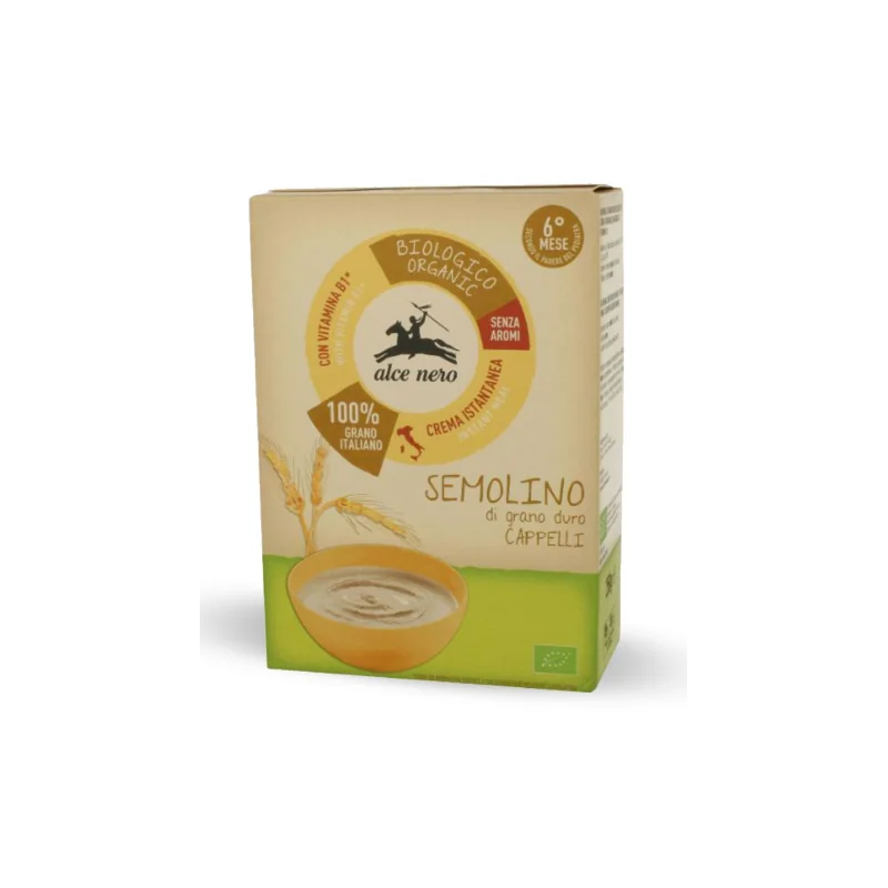 ALCE NERO SEMOULE DE BLE DUR AVEC VITAMINE B1 250G